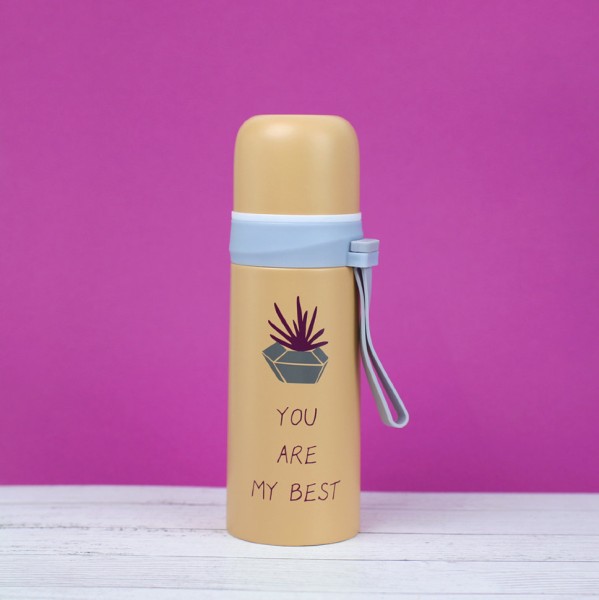 Термос "You are my best", yellow (350ml) 