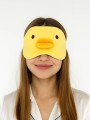 Маска для сна гелевая "Head duck", yellow
