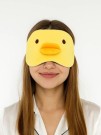 Маска для сна гелевая "Head duck", yellow