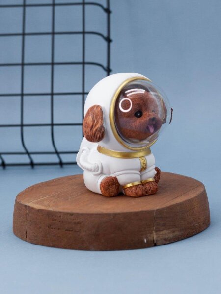 Ночник "Dog space suit", brown 