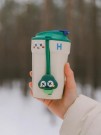 Термокружка «Funny face», green (500 мл)