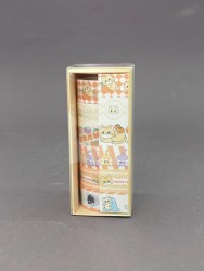 Набор декоративного скотча 6 шт. "Funny buddies", orange (1,5см*2м)