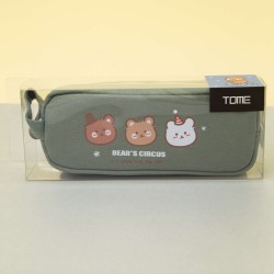 Пенал "Welcome bear", green