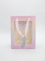 Пакет подарочный «Rainbow glitter», pink-yellow (18*23*10)