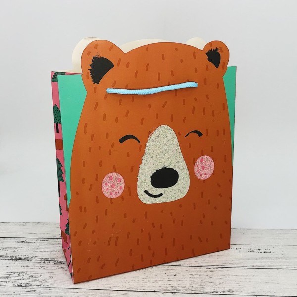 Подарочный пакет "Bear" (32*26*10) 
