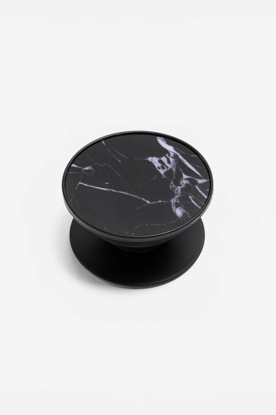 Попсокет "Marble", black 