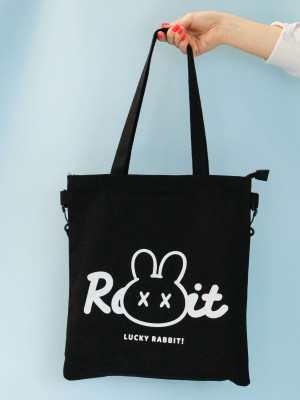 Сумка шоппер "Rabbit", black