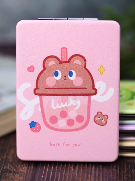 Зеркало "Сocktail bear", pink 