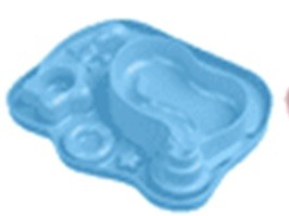 Тарелка "Aquapark", blue 