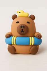 Ластик "Swimming saves", brown
