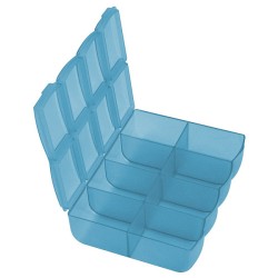 Органайзер для мелочей (10,5х8х3 см), небесно-голубой