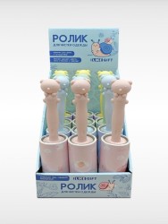 Ролик для чистки одежды "Happy little bear", 10 см*60 листов, шоу-бокс iLikeGift 12 шт.