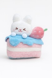 Мягкая игрушка "Bunnie cake", pink, 18 см