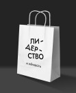 Пакет подарочный iLikeGift «Лидерство и легкость» (24*10,5*32), крафт