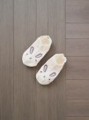 Носки iLikeGift «Bunny face», white, мужские/женские евро размер 35-41
