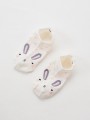 Носки iLikeGift «Bunny face», white, мужские/женские евро размер 35-41
