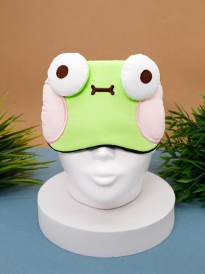 Маска для сна гелевая "Head frog", green