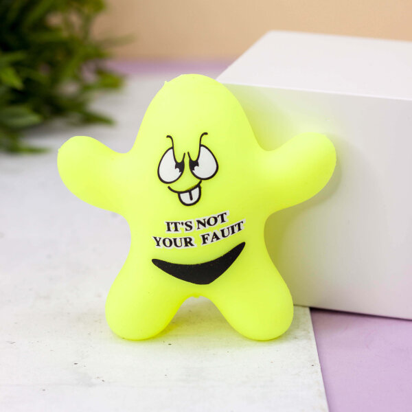 Игрушка - антистресс "Smiley man", yellow 