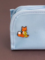 Значок металлический iLikeGift "Gourmet fox"