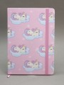 Блокнот (А5) "Unicorn on the cloud many", pink (14.5*21)