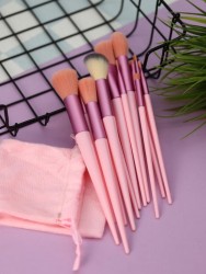 Набор кистей для макияжа "Magic 13", 13 кистей, pink
