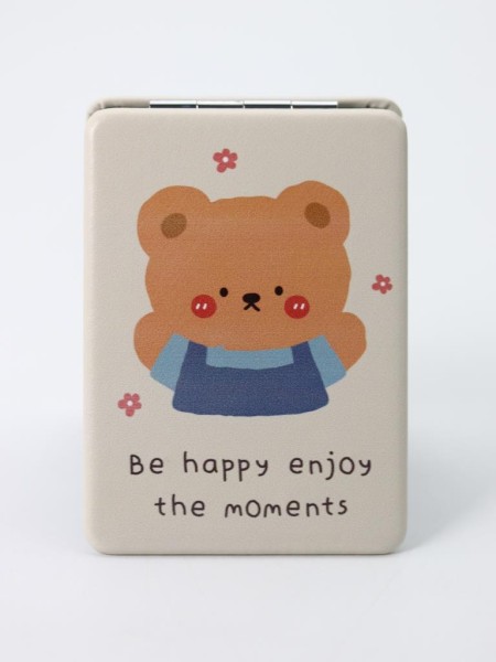 Зеркало "Be happy enjoy the moment", yellow 