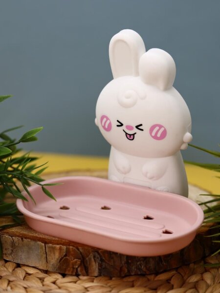Мыльница настенная "Rabbit", pink 