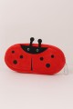 Пенал плюшевый "Ladybug",red (20*10 см)