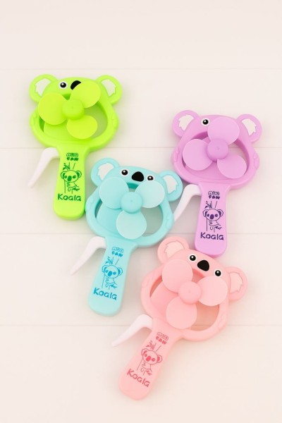 Портативный механический ручной вентилятор «Koala» (14,5х7,5х4 см), mix 