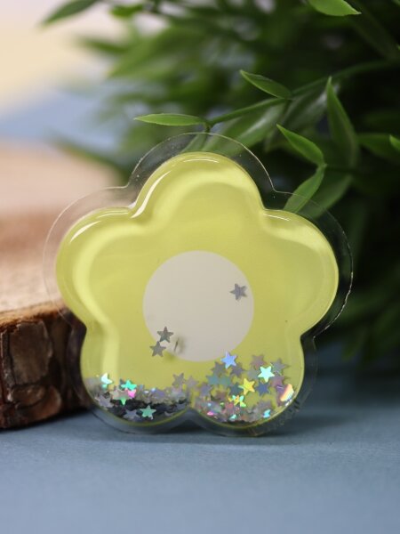 Попсокет "Flower shine ", yellow 