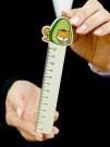 Линейка ECO из дерева Аниме «Shiba inu avocado»