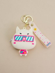 Брелок-кошелёк "Fashion eyewear", white  (9.2*7.7 см)