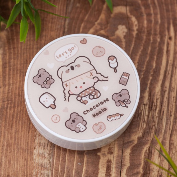 Контейнер для линз "Girlin hat koala", beige 