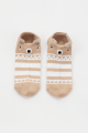 Носки iLikeGift «Deer face», brown, мужские/женские евро размер 35-41