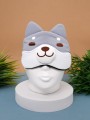 Маска для сна гелевая "Head dog", gray