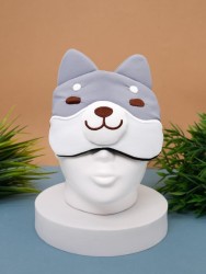 Маска для сна гелевая "Head dog", gray