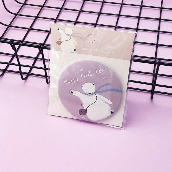 Зеркало "Happy little bear", pink 