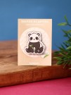 Значок ECO из дерева Bamboo Panda