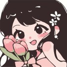 Картина по номерам  Draw Me! «Girl with flowers», (20*20 см)