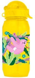 Бутылка "Animal sloth" с трубочкой, yellow (400 ml)