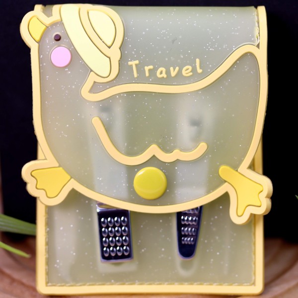 Маникюрный набор «Duck travel», yellow 