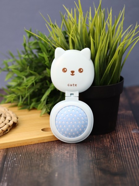Расческа "Cute cat folding", blue 
