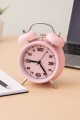 Часы-будильник "Numeral black", pink (16,7х12,5 см)