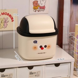 Мусорное ведро настольное «Delicious food», white (17*16.5 см)