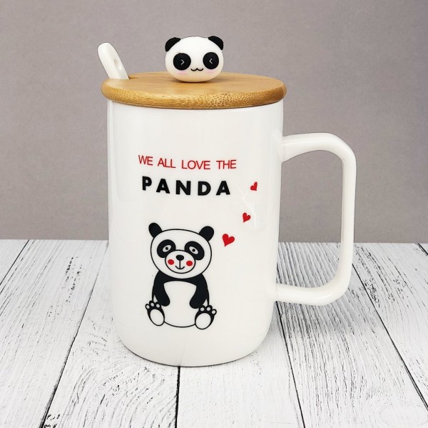 Кружка "Panda hearts" (450ml) 