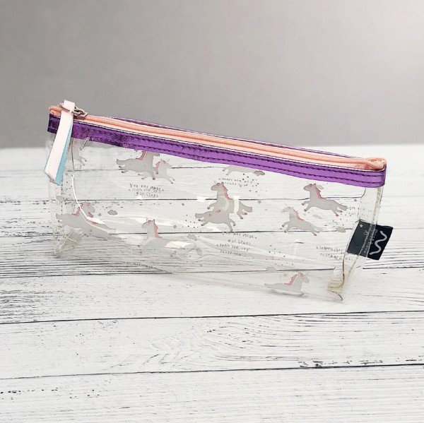 Косметичка/пенал "Unicorn", purple 