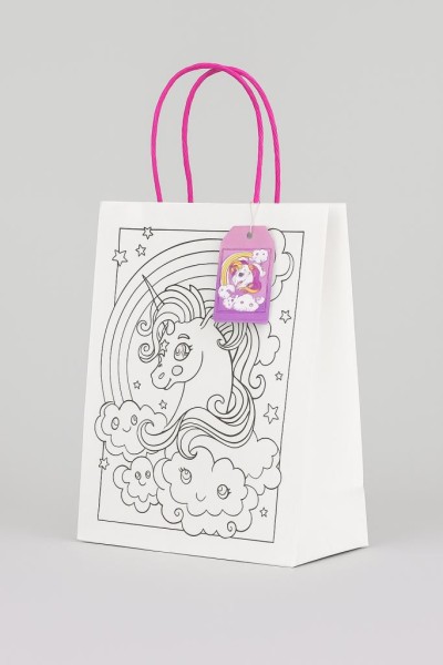 Пакет подарочный крафтовый «Coloring book», smile cloud (26*32*12) 