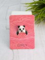 Кольцо акриловое GIRLY "Panda", white (d=1,7 см)