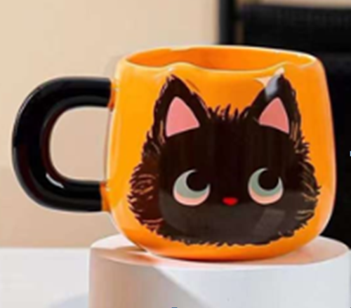 Кружка «Black Fuzzy», round mug (400 ml) 