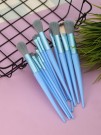 Набор кистей для макияжа "Magic 13", 13 кистей, blue